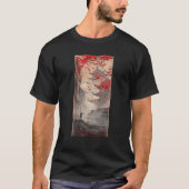 Japanse kweekrek printCherry bl T-shirt (Voorkant)