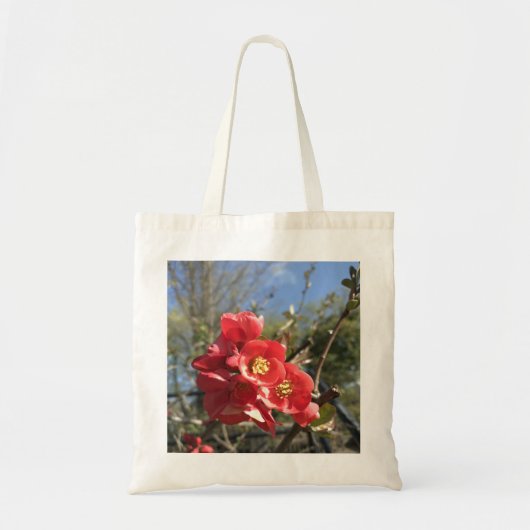 Japanse Kweepeer in het park Tote Bag (Voorkant)