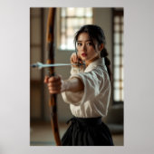Japanse Kyudo De Weg Van De Boog Poster (Voorkant)