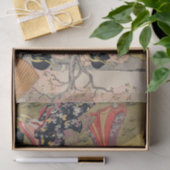 JAPANSE LADIES MET CHERRY BLOSSOM-weefsel Tissuepapier (Geschenk)