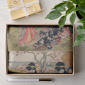 JAPANSE LADIES MET CHERRY BLOSSOM-weefsel Tissuepapier (Geschenk)