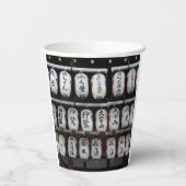 Japanse ladingen met lantaarns papieren bekers (Achterkant)