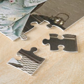 Japanse Lady Geisha Aziatische kunst Legpuzzel (Zijkant)