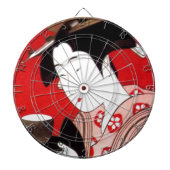 Japanse Lady Tea Serving Ceremony Art Print Dartbord (Voorkant)