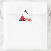 Japanse Lady Tea Serving Ceremony Art Print Sticker (Tas)