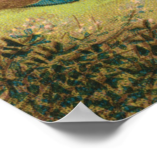 Japanse Lakeside Poster afdrukken (Hoek)