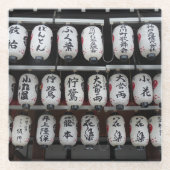 Japanse lampjes glazen onderzetter (Voorkant)