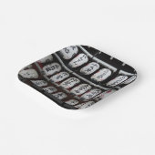 Japanse lampjes papieren bordje (Gebogen)