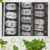 Japanse lampjes theedoek (Gevouwen)