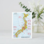 Japanse landkrachtkaart voor de Tweede Wereldoorlo Briefkaart (Staand voorkant)