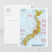 Japanse landkrachtkaart voor de Tweede Wereldoorlo Briefkaart (Voorkant / Achterkant)