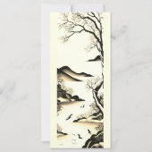 Japanse landschapsink Art No3 (Achterkant)