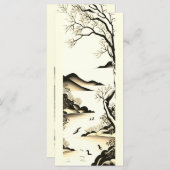 Japanse landschapsink Art No3 (Voorkant / Achterkant)