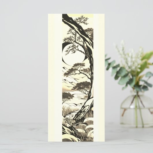 Japanse landschapsink Art nr. 1 (Staand voorkant)