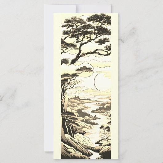 Japanse landschapsink Art nr. 2 (Achterkant)