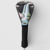 Japanse landschapskers bloesems en watervallen golfheadcover (Voorkant)