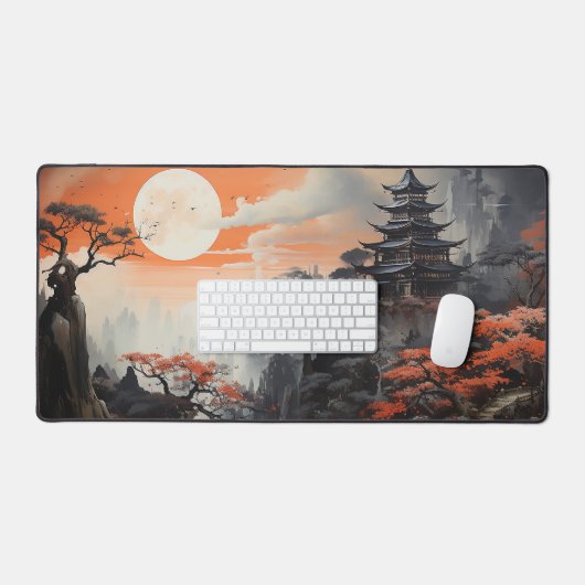 Japanse Landschapskunst Bureaumat (Keyboard & Muis)