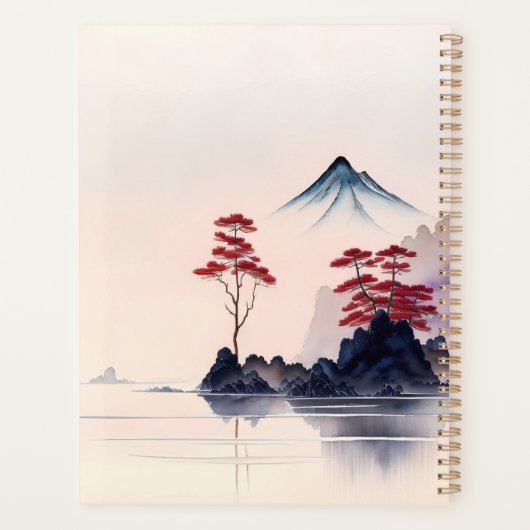  Japanse landschapskunst Planner (Achterkant)