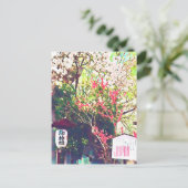 Japanse landschapslang briefkaart (Staand voorkant)