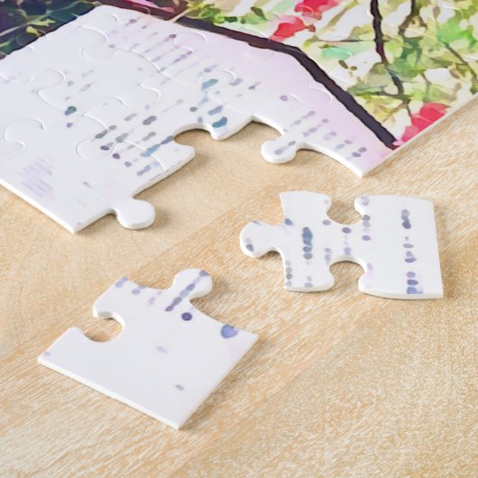 Japanse landschapslang legpuzzel (Zijkant)