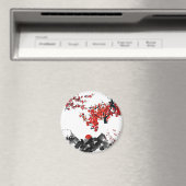 Japanse landschapsmagneet magneet (Insitu (Vaatwasser))