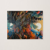 Japanse landschapspuzzel legpuzzel (Horizontaal)