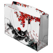 Japanse landschapstas groot cadeauzakje (Achterkant Gekanteld)