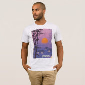 Japanse landschapszon t-shirt (Voorkant volledig)
