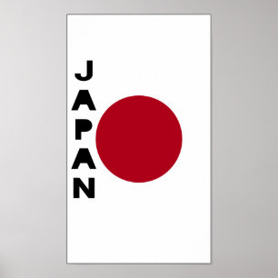 Japanse landvlag poster