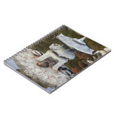 Japanse lantaarn en wilde eenden notitieboek (Linkerzijde)