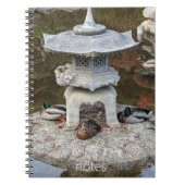 Japanse lantaarn en wilde eenden notitieboek (Voorkant)