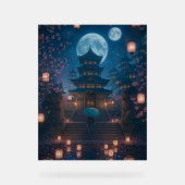 Japanse Lantaarn Festival Art Acryl Bord (Voorkant)