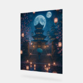 Japanse Lantaarn Festival Art Acryl Bord (Hoek)