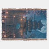 Japanse Lantaarn Festival Art Deken (Voorkant)