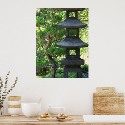 Japanse lantaarn poster (Keuken)