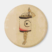 japanse lantaarn spook yokai magneet (Voorkant)