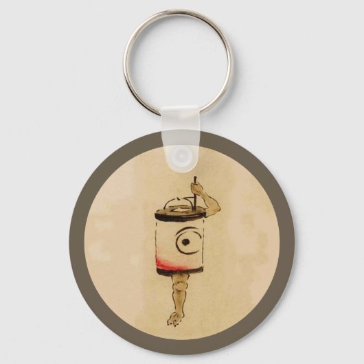 japanse lantaarn spook yokai sleutelhanger (Voorkant)