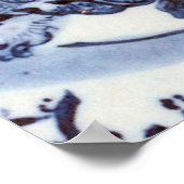  Japanse leeuw en pony Poster (Hoek)