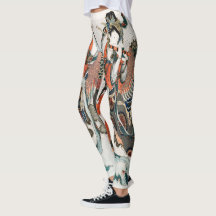 Japanse Leggings van Hokusai - Koel
