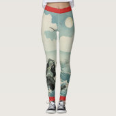 japanse Leggings voor volledige houtafdruk op voll (Voorkant)