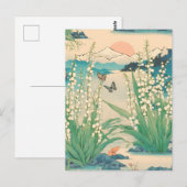 Japanse Lelie van de Vallei Geboorte Maand Bloem Briefkaart (Voorkant / Achterkant)