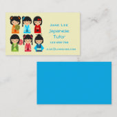 Japanse leraar Japanse lerares Japanse lerares Jap Visitekaartje (Voorkant / Achterkant)