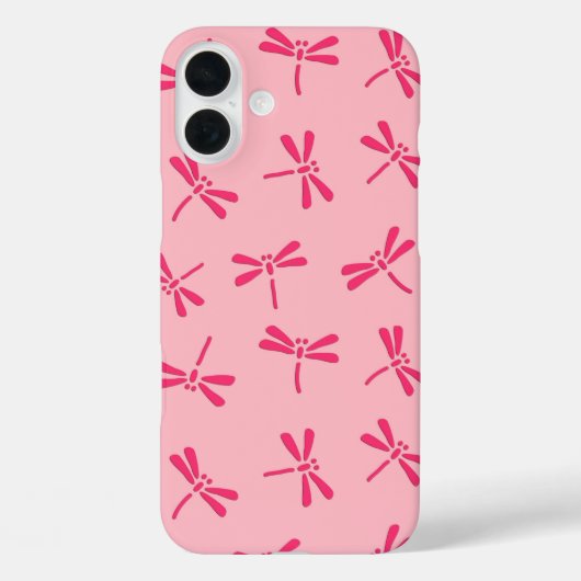 Japanse Libelpatroon, Licht Koraalroze Case-Mate iPhone Case (Achterkant)