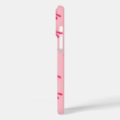 Japanse Libelpatroon, Licht Koraalroze Case-Mate iPhone Case (Achterkant / Links)