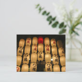 japanse lichten briefkaart (Staand voorkant)