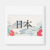 Japanse liefdesmagneet - Nihon Minimalistische Kun Magneet (Voorkant)