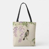 Japanse  Lila Canvas tas van het Sparrow Monogram (Achterkant)