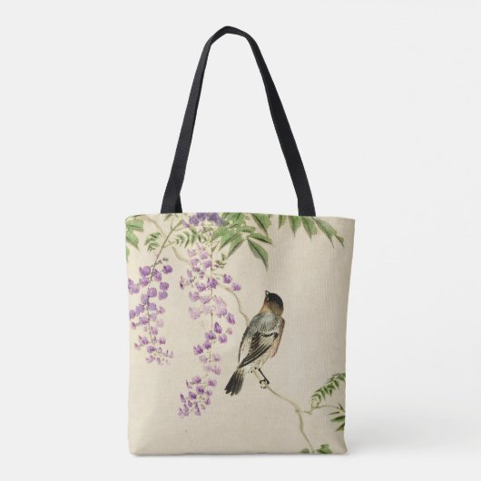 Japanse Lila Canvas tas van het Sparrow Monogram (Achterkant)