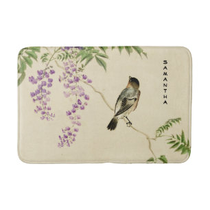 Japanse  Lila Sparrow Bath Mat