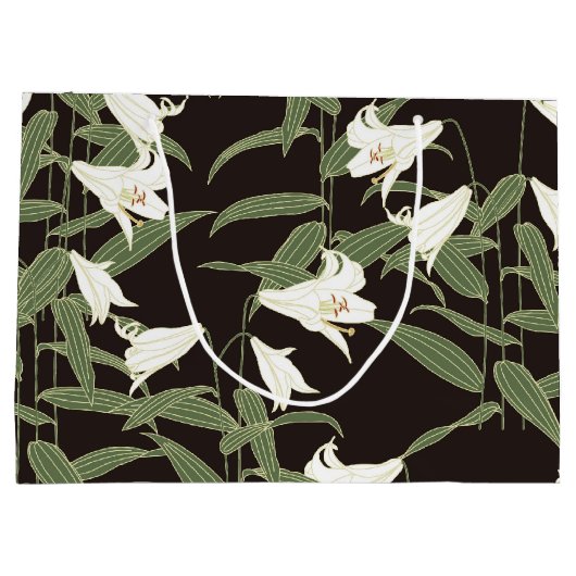 Japanse Lily Groot Cadeauzakje (Achterkant)